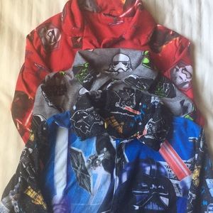 3 pair boys Star Wars pajamas bundle. Sz 8